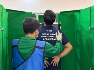 Antisipasi Penyakit TBC, Warga Binaan Lapas Serang di Rontgen Thorax