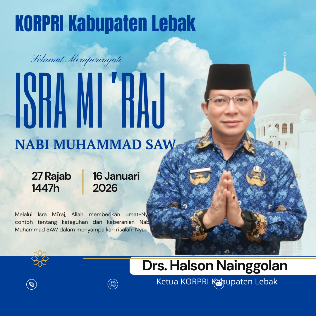 KORPRI KAB. LEBAK: SELAMAT ISRA MI'RAJ 