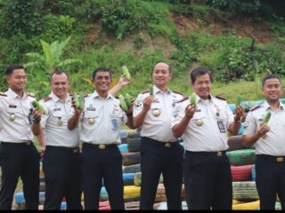 Melihat Hasil Panen Tani Warga Binaan Lapas Serang