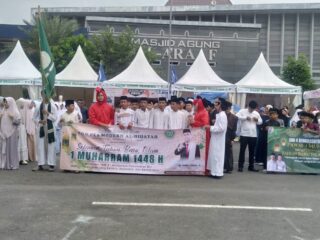 Pawai Ta'aruf Baznas Lebak:  Salawat dan Takbir Menggema di Alun-alun